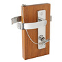 Contemporary pair of handles w/plates LH outside + inside